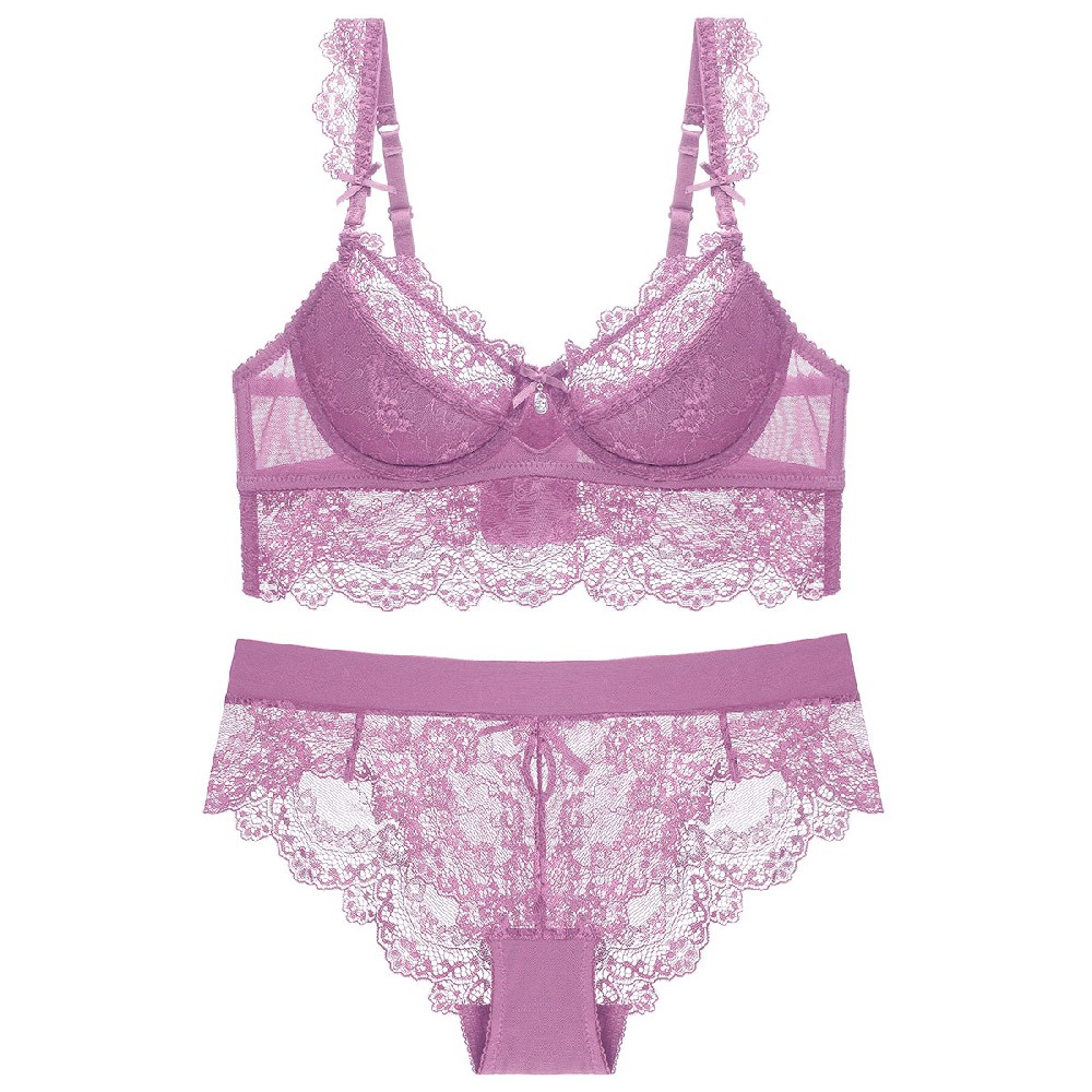 YT-9168B# : Lace soft Bra + Panty | MOQ / MCQ : 1000pcs/styles / color | Sample lead time : 1-1.5week | Production Lead time : 5-6 Weeks